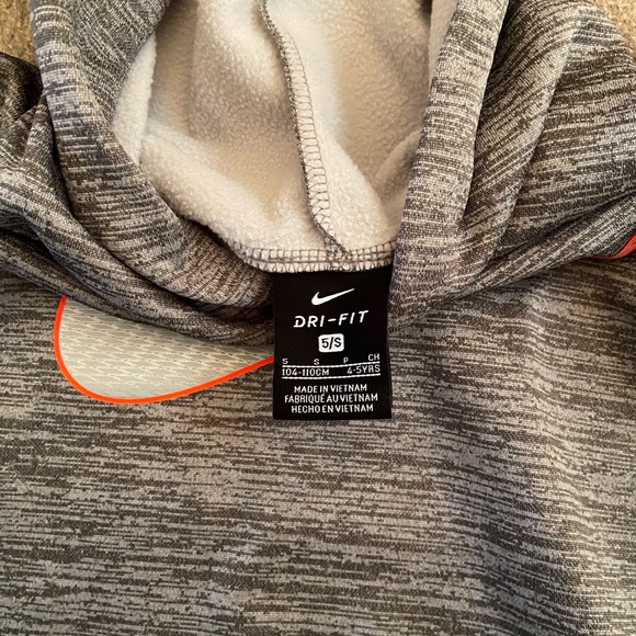 Nike YS Dri-fit Hoodie - gray - Picture 2 of 2